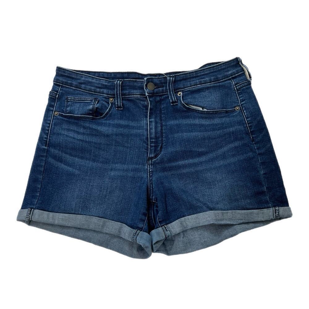 Universal Thread Women's Denim Shorts Size 12/31 High Rise Dark Wash